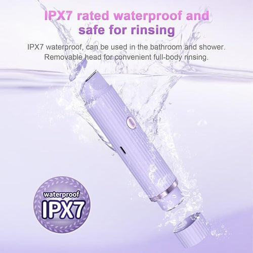 Double Head Electric Shaver – Wet & Dry Use, IPX7 Waterproof, Compact & Portable