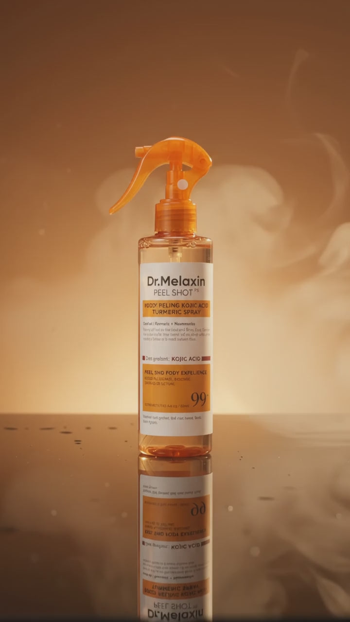 Dr.Melaxin Kojic Acid & Turmeric Body & Foot Peel Spray – 200ml